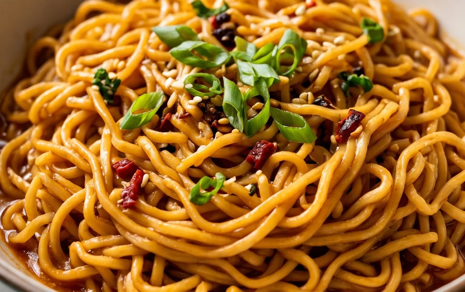 Easy Saucy Ramen Noodles