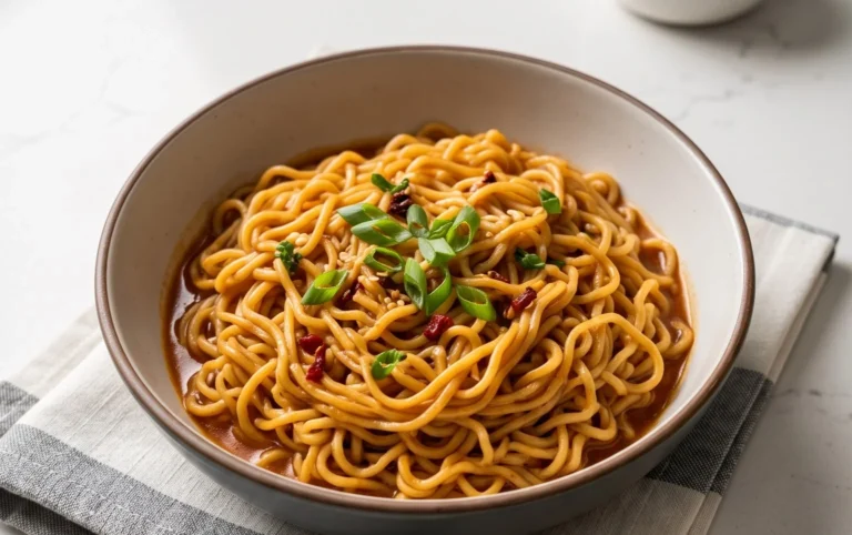 Easy Saucy Ramen Noodles