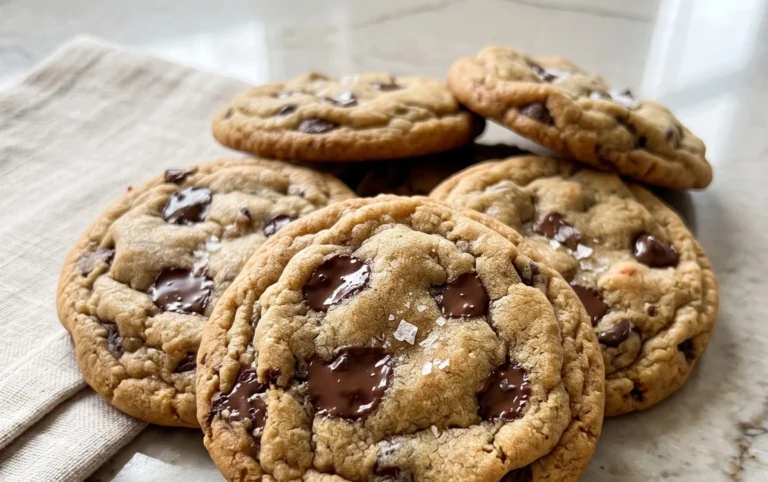 Crispy and Chewy Chocolate Chip Cookies