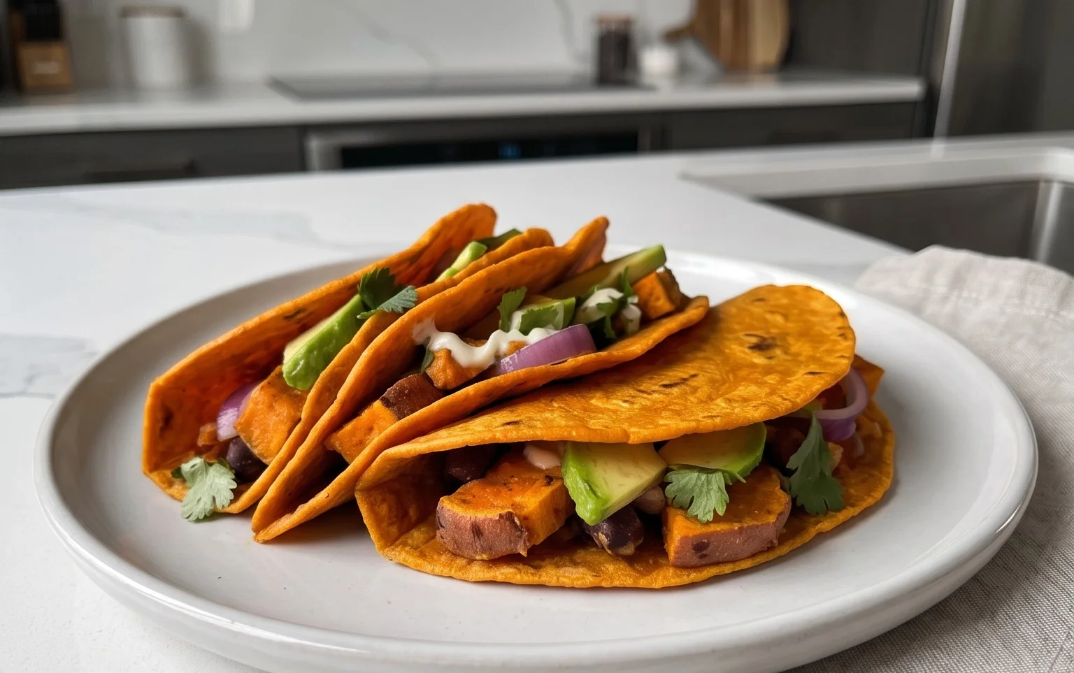 Sweet Potato Tortillas (Gluten-Free Vegan Wraps)