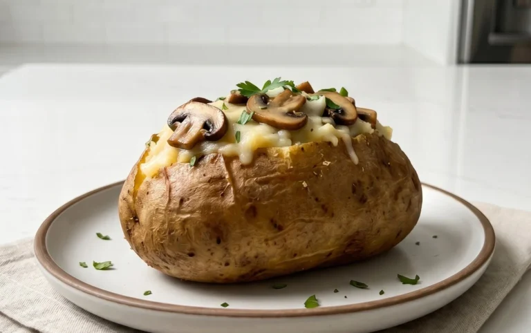 The Ultimate Stuffed Baked Potatoes with Mushrooms