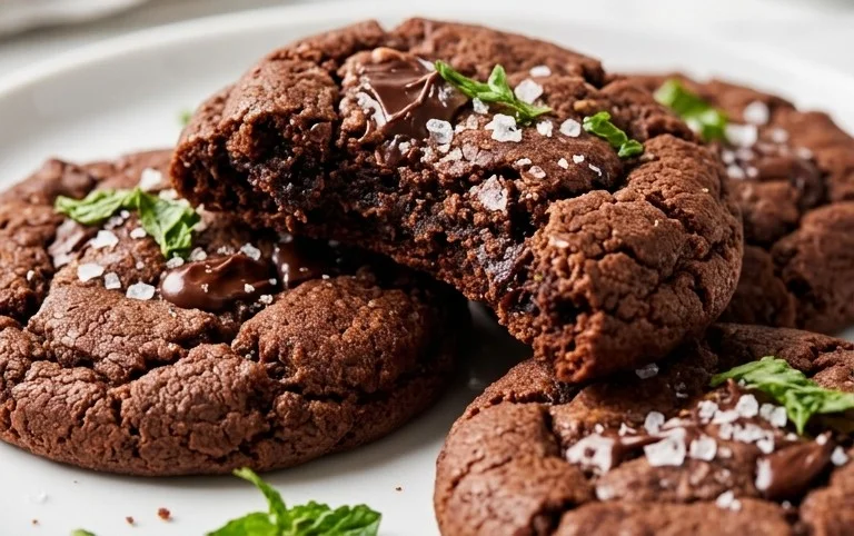 Salted Brownie Cookies
