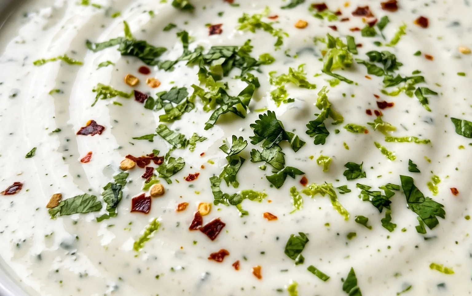 Creamy Garlic Lime Cilantro Sauce
