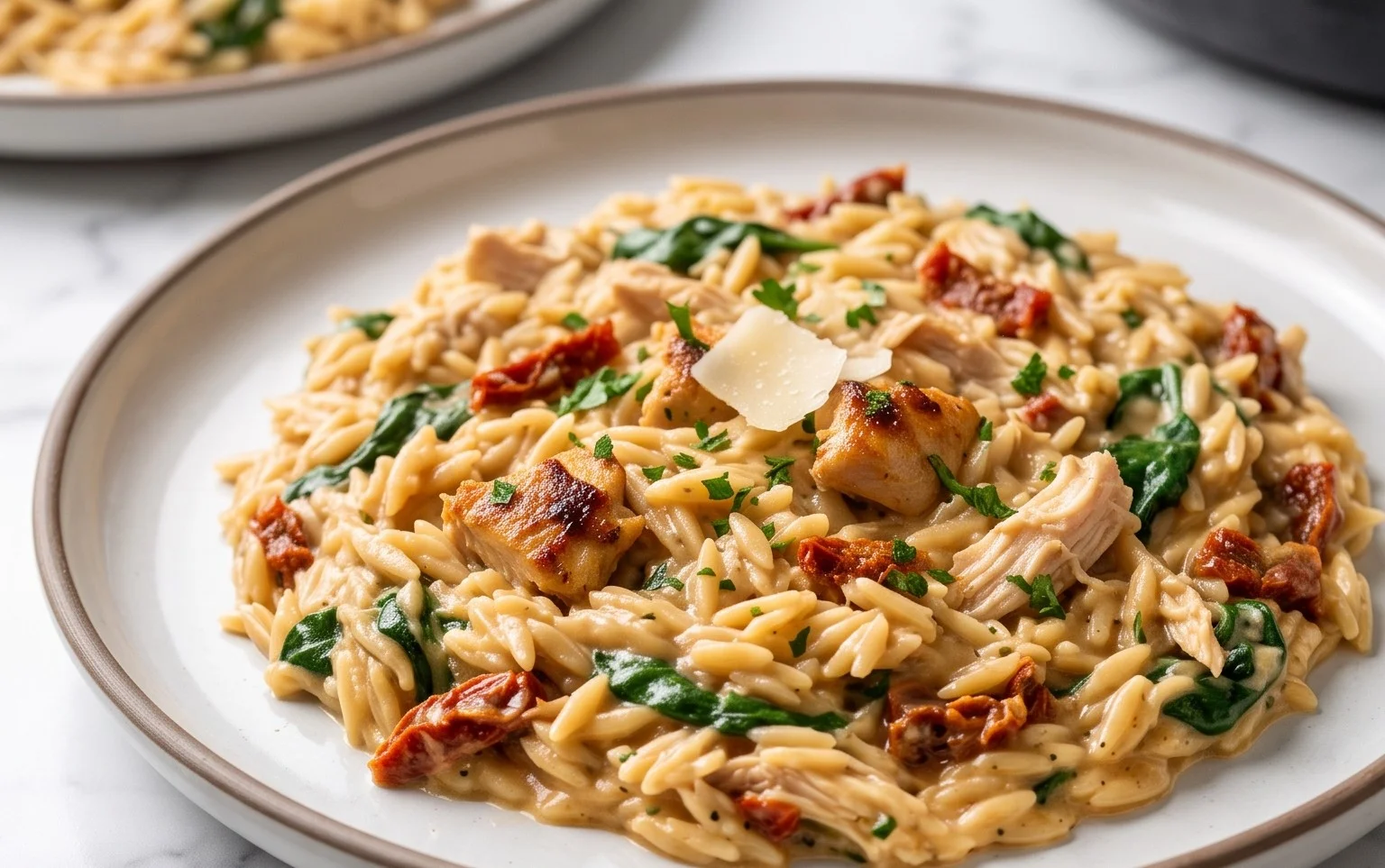 Chicken Orzo (30-Minutes, One-Pan)