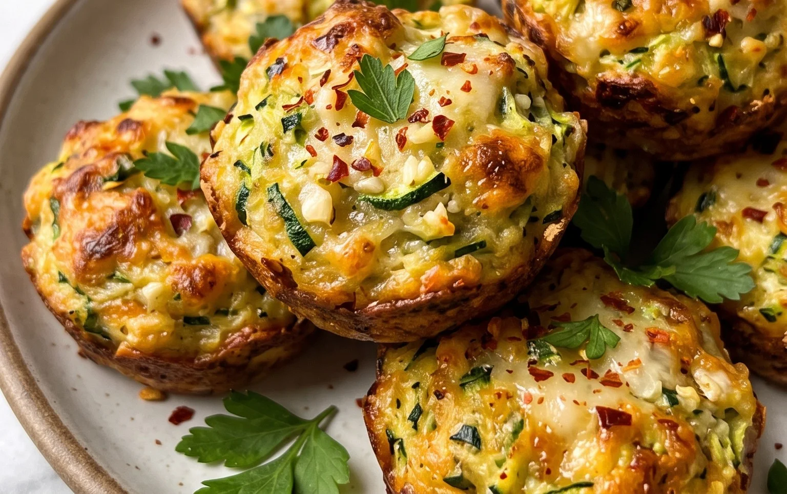 Zucchini Garlic Bites
