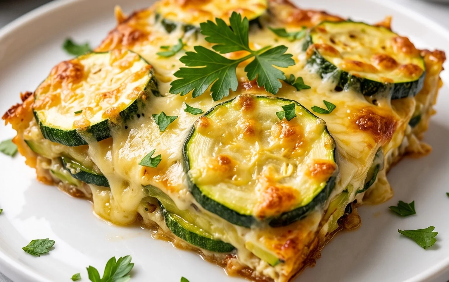 Baked Zucchini and Cheese