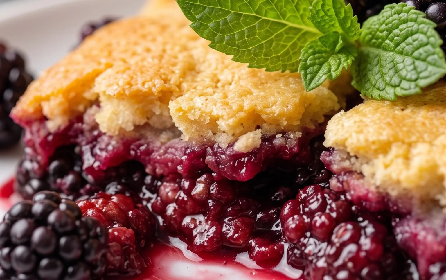 The Pioneer Women's Blackberry Cobbler