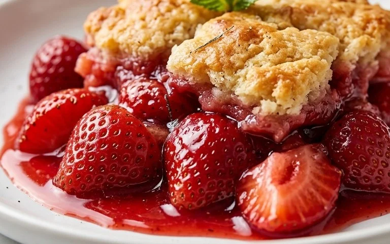 Strawberry Cobbler