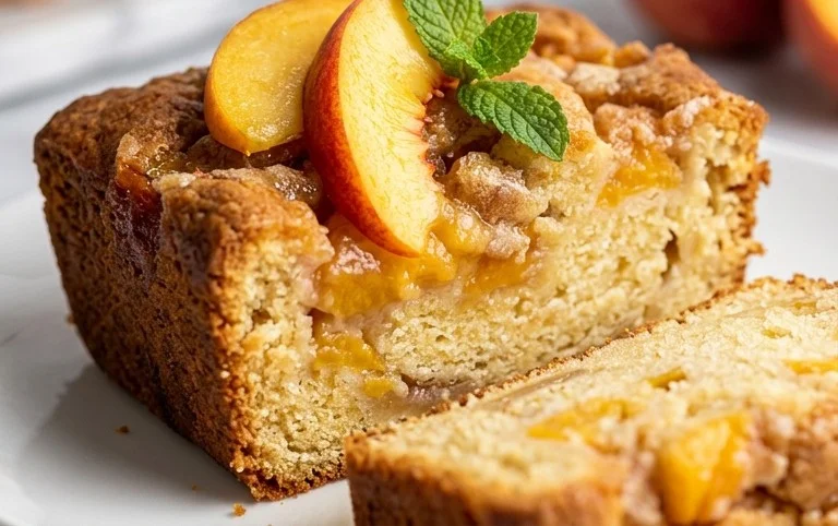 Peach Cobbler Pound Cake