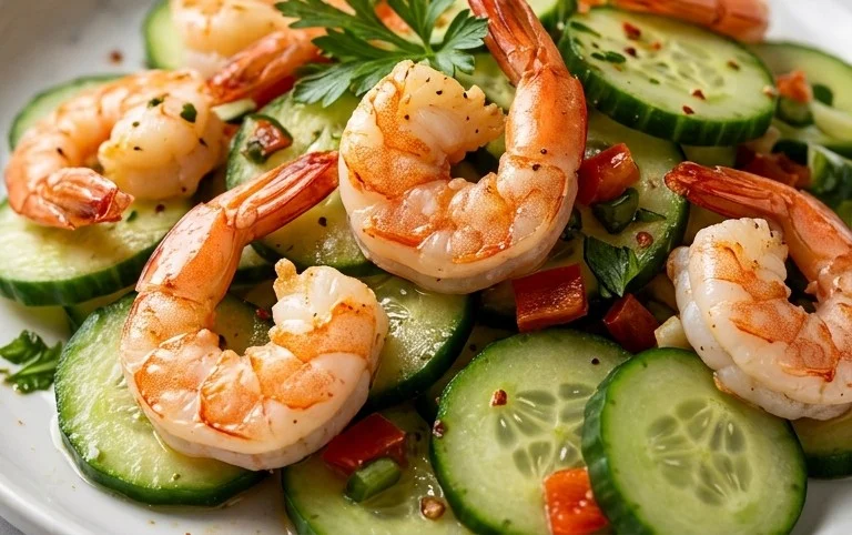 Cucumber Shrimp Salad