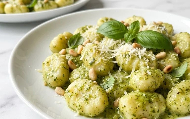 Creamy Pesto Gnocchi