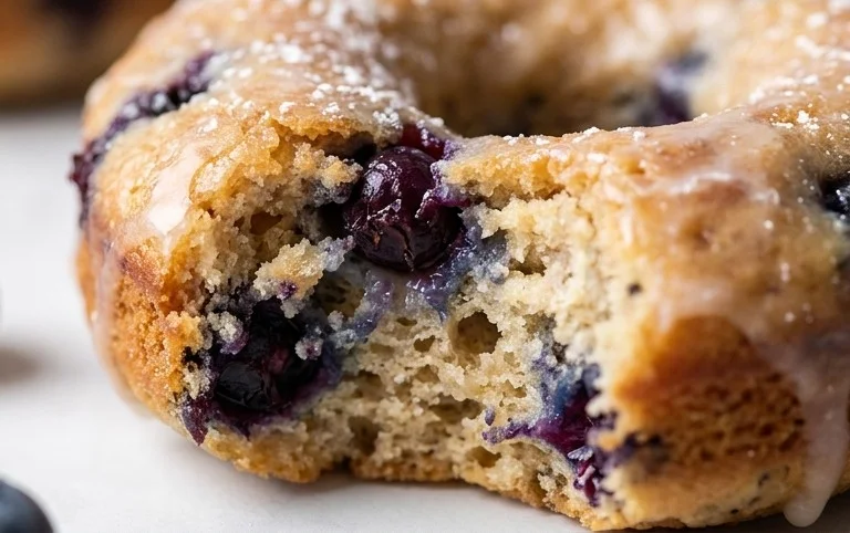 Blueberry Cake Donuts