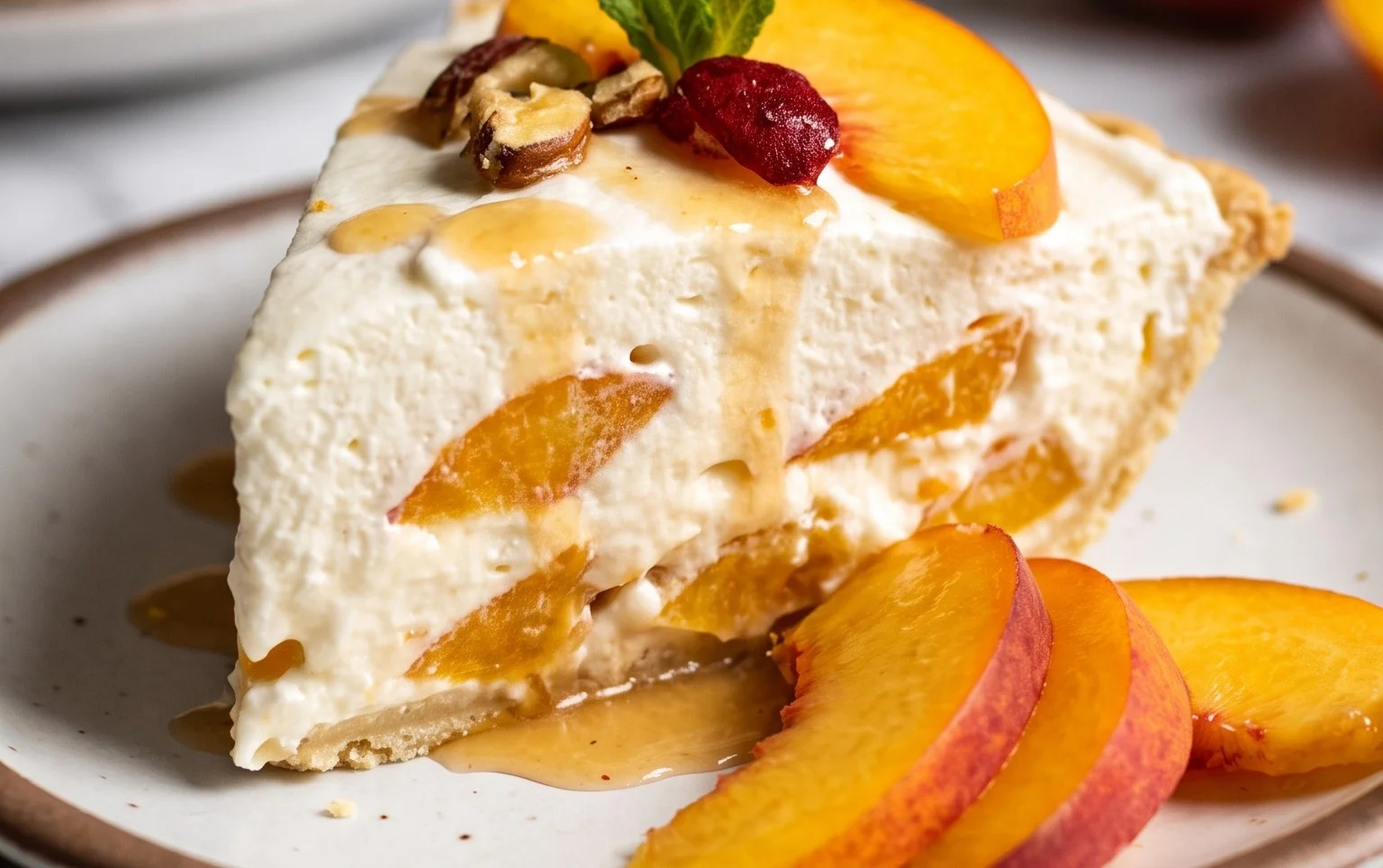 Peach Chiffon Pie