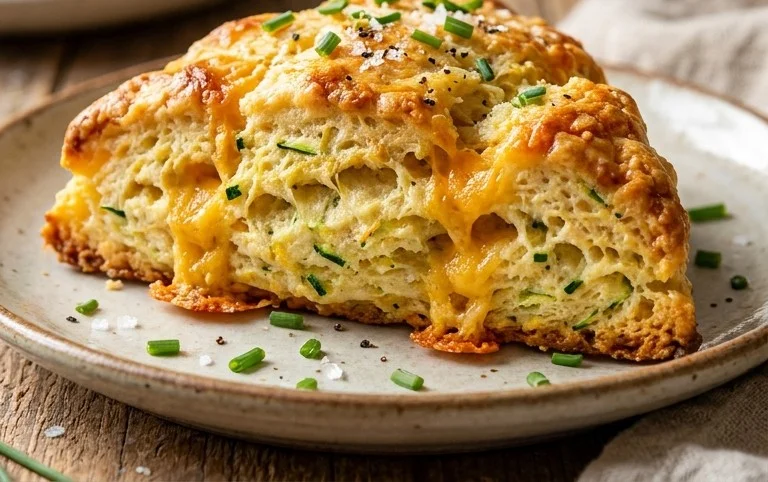 Zucchini Cheddar Scones