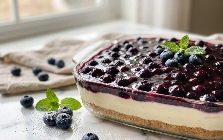 No-Bake Blueberry Yum Yum