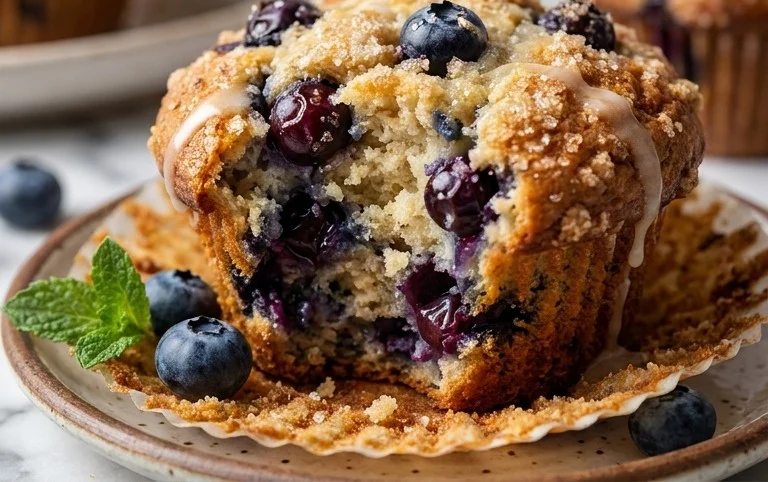 Homemade Blueberry Muffins
