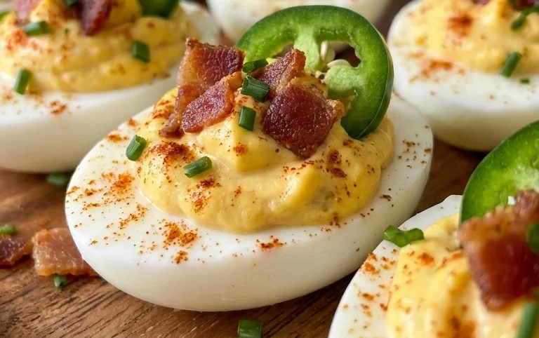 Jalapeno Popper Deviled Eggs