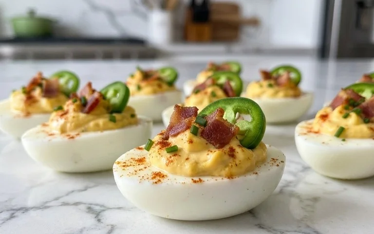 Jalapeno Popper Deviled Eggs