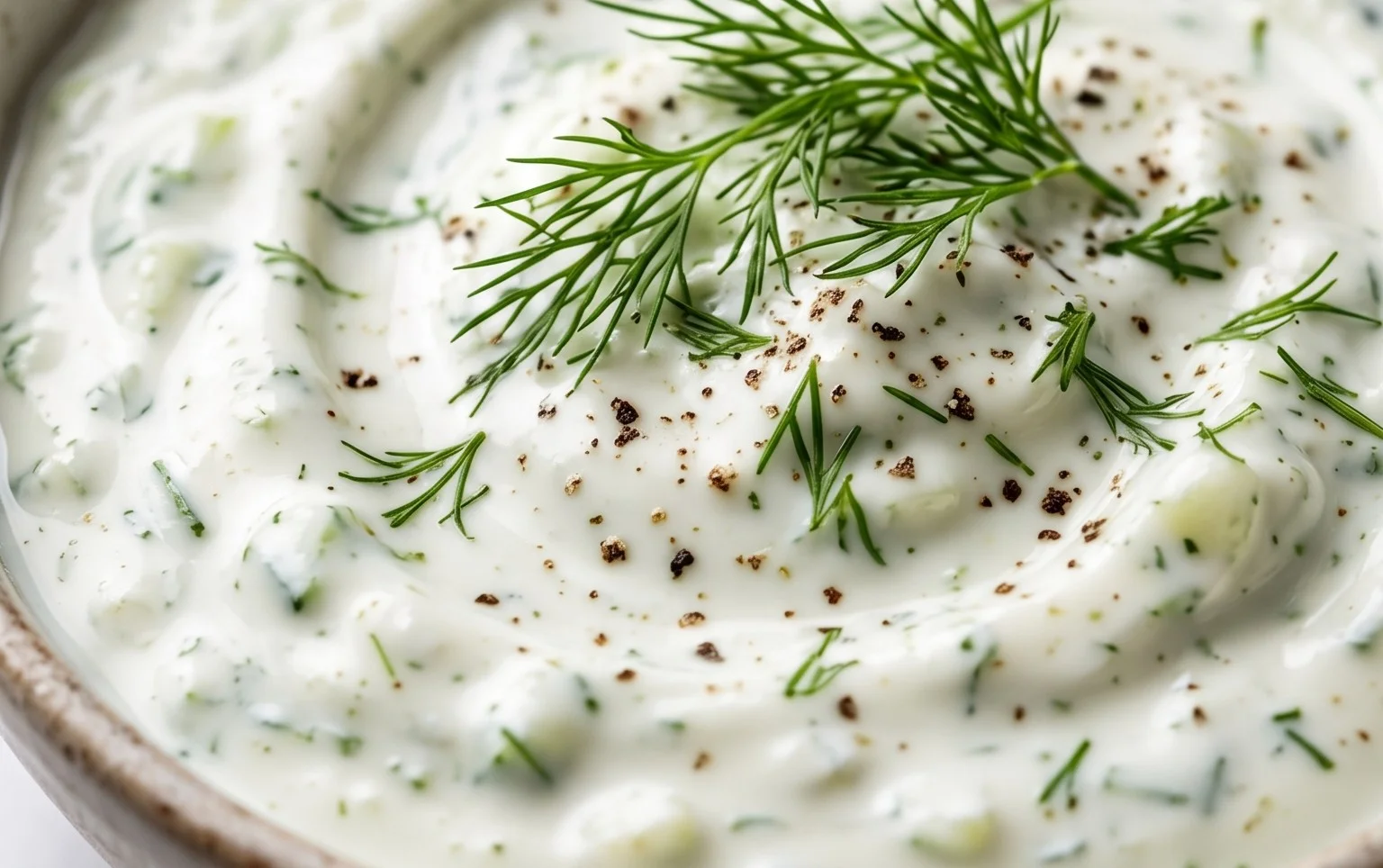 Cucumber Dip with Sour Cream and Dill