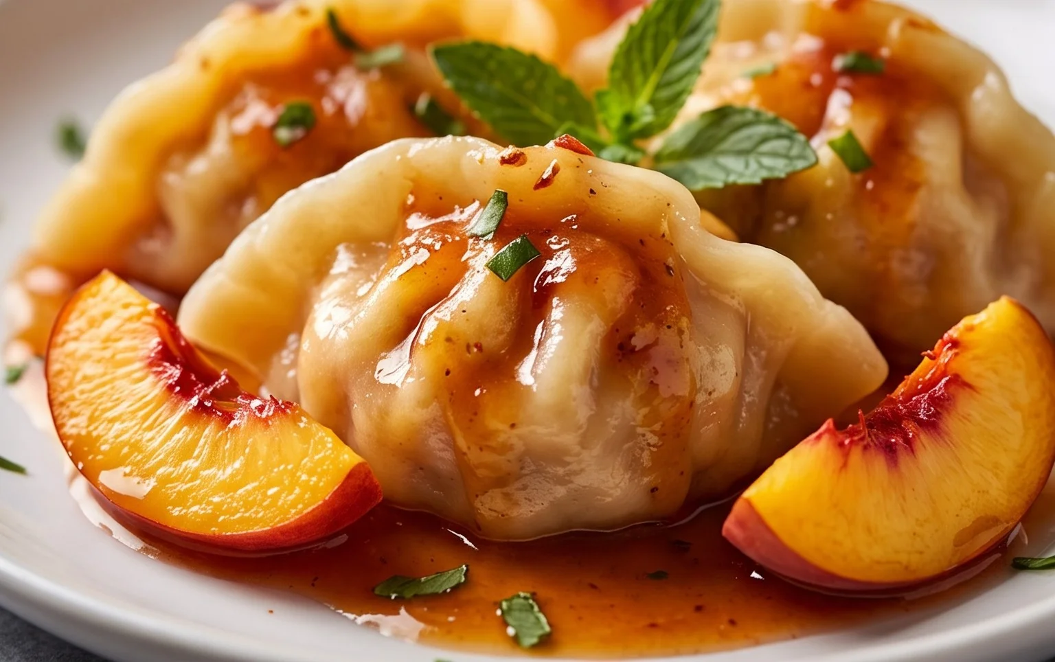 Peach Dumplings