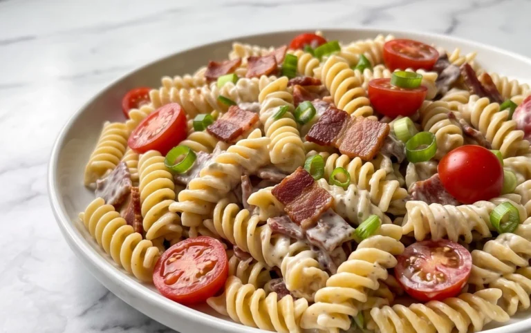Beef Bacon Ranch Pasta Salad