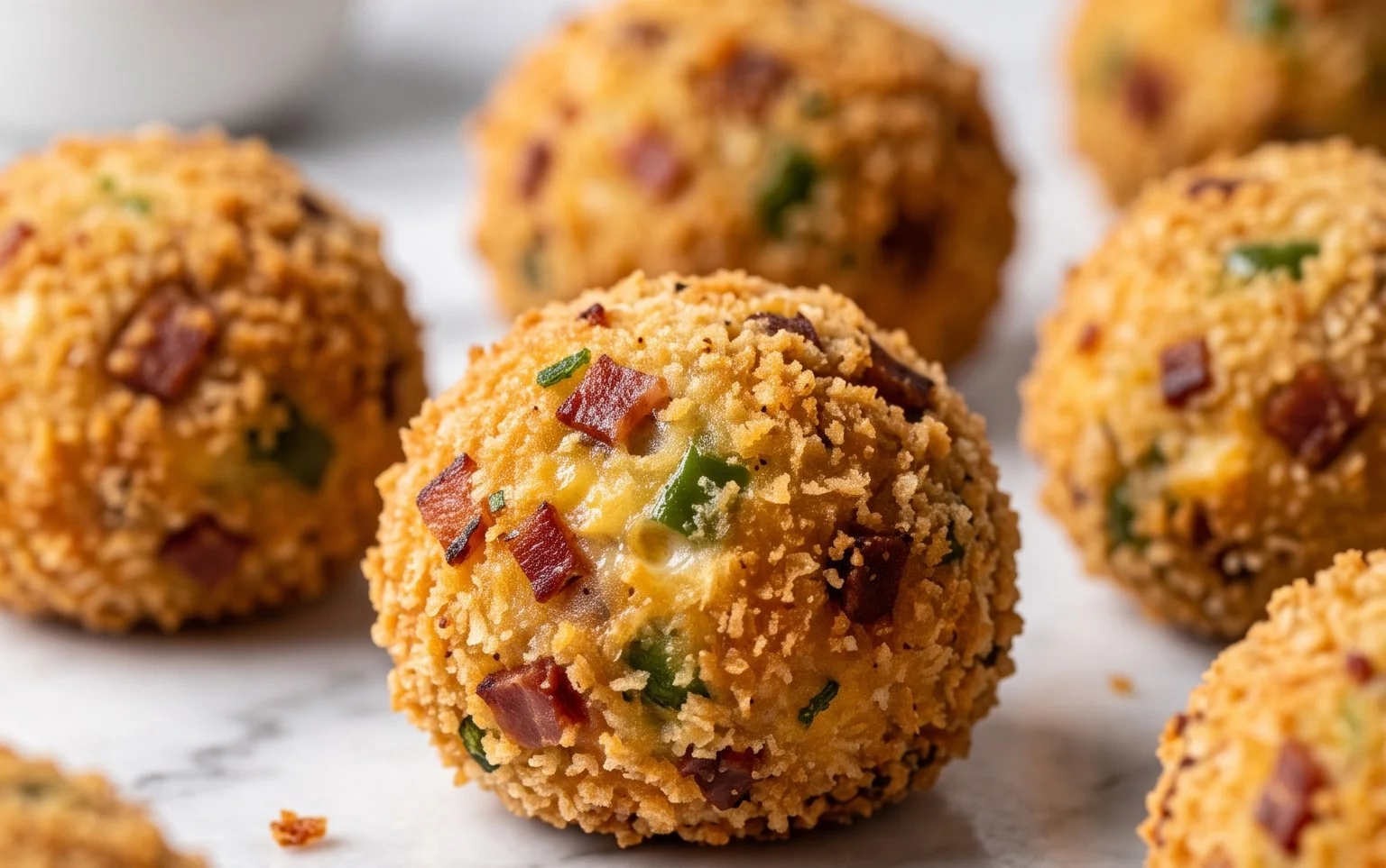 Beef Bacon Jalapeño Popper Cheese Balls