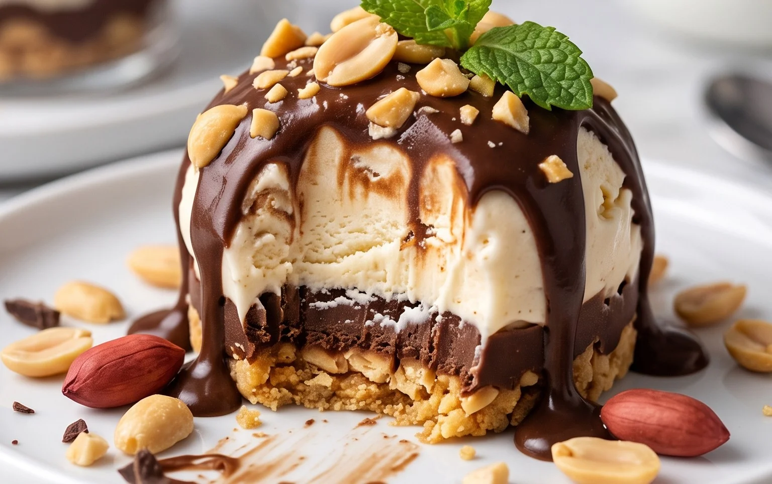 Buster Bar Ice Cream Dessert