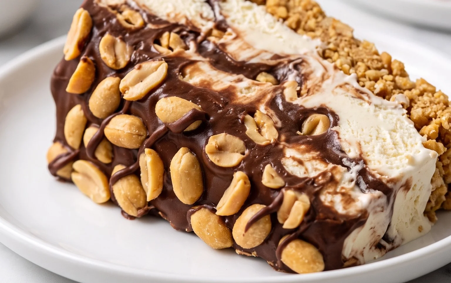 Buster Bar Ice Cream Cake