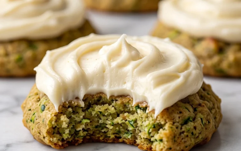 Zucchini Cookies with Cream Cheese Frosting