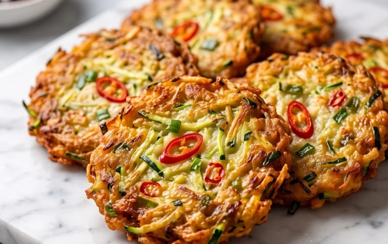 Quick & Easy Korean Zucchini Fritters (Hobak Jeon)