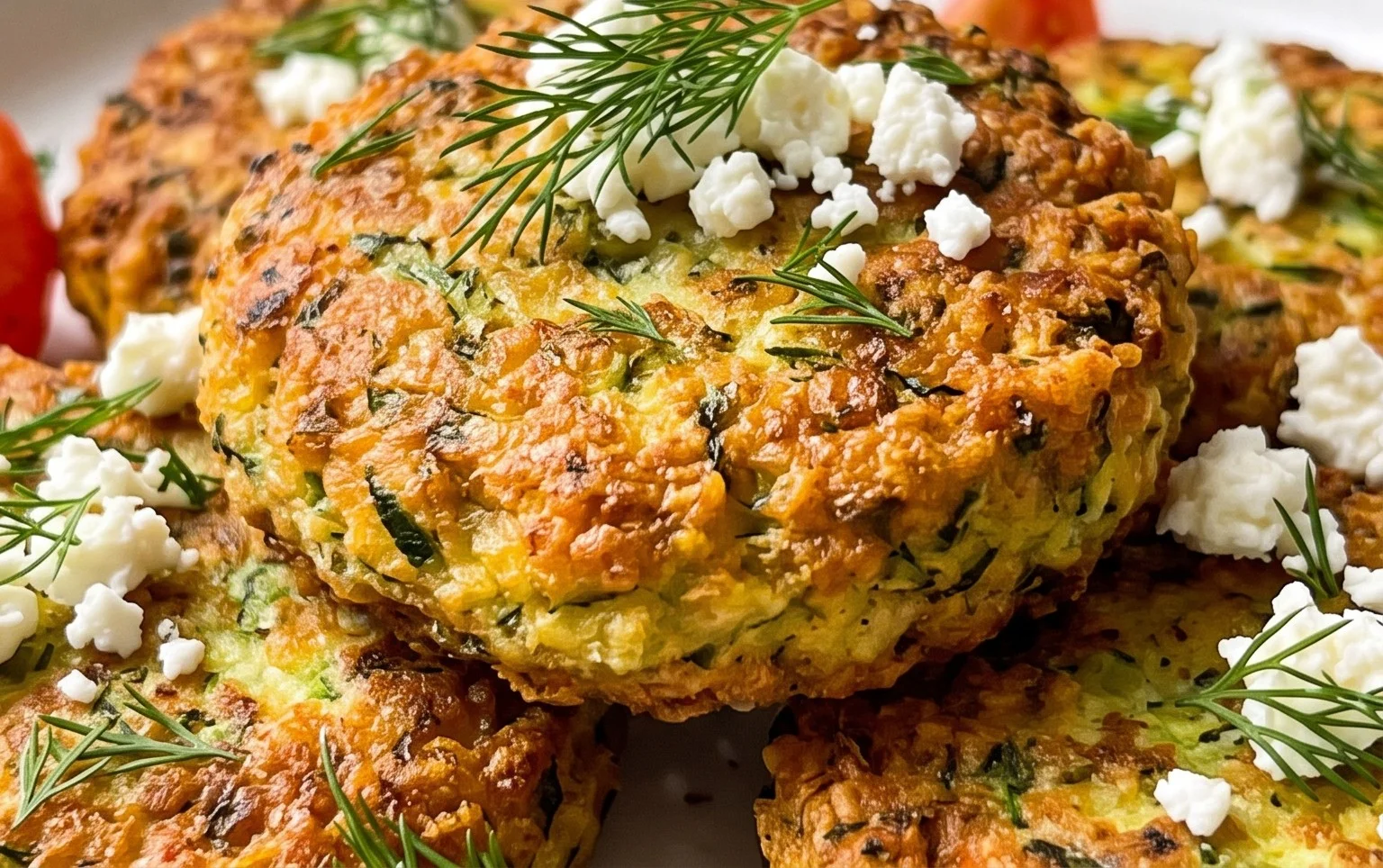 Kolokithokeftedes (Greek Zucchini Fritters)