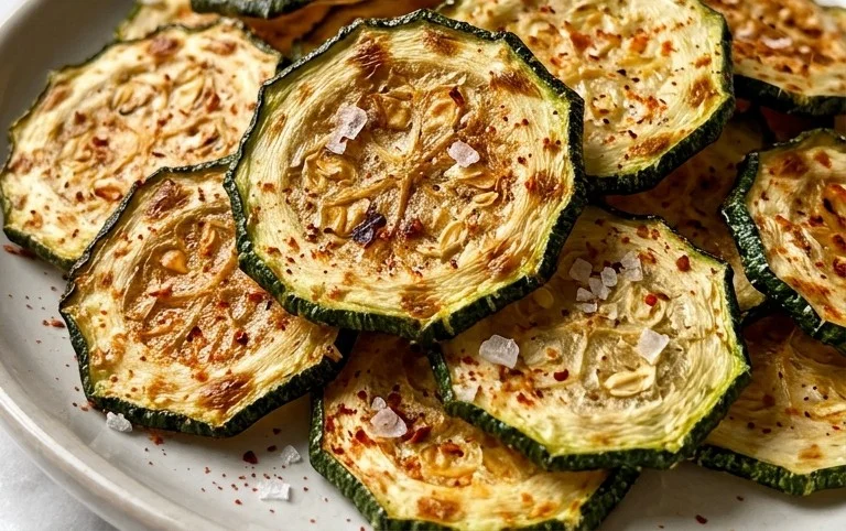 Crispy Baked Zucchini Chips