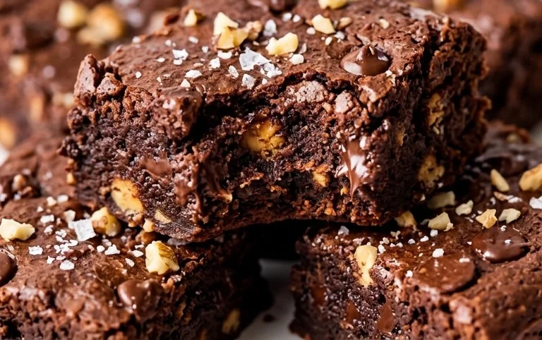Flourless Chickpea Brownies (Vegan & Gluten Free)