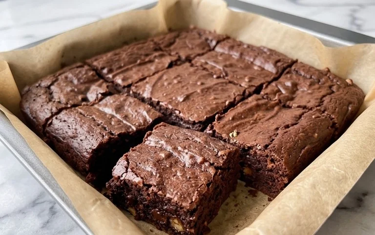 Flourless Chickpea Brownies (Vegan & Gluten Free)