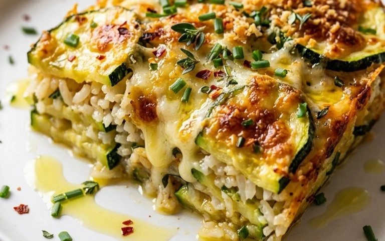 Julia Child's Zucchini and Rice Gratin (Tian de Courgettes au Riz)