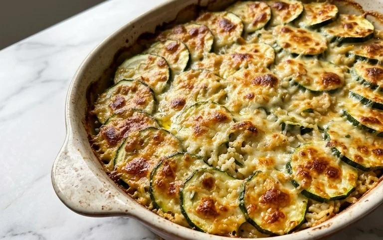 Julia Child's Zucchini and Rice Gratin (Tian de Courgettes au Riz)
